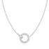 Silver Interlinked Circles Pave Necklace | Ania Haie Australia